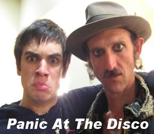 click here to visit Panic At The Disco on-line